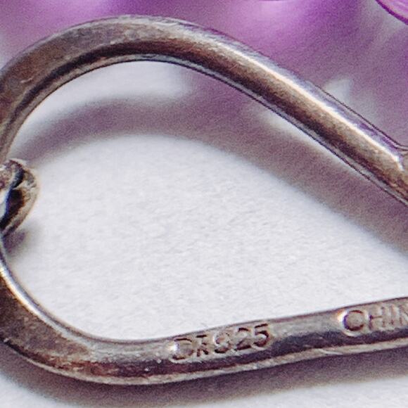 Signed Jay King DTR Sterling Silver Colorful Gemstone Amethyst Quartz Necklace - Picture 9 of 12